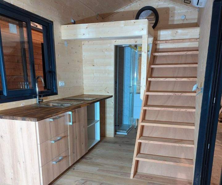 Fabrication de tiny house de bois Gironde