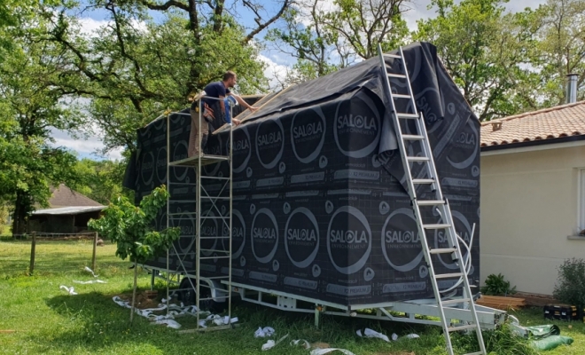 construction de Tiny House a Bordeaux, Langon, ORIGINE